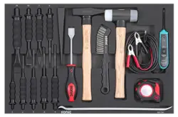 Chisel & hammer set SFS, 17-pcs - Sonic Equipment